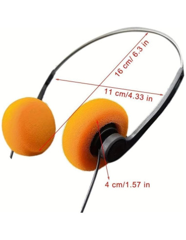 Auriculares Retro YuanHolumid Over-Ear Estéreo 30g