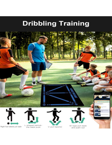 Portería de Fútbol HouzeFun Plegable 2.7x1.5m + Conos y Balón