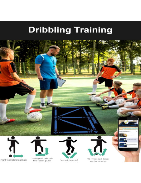 Portería de Fútbol HouzeFun Plegable 2.7x1.5m + Conos y Balón Portería de Fútbol HouzeFun Plegable 2.7x1.5m + Conos y Balón