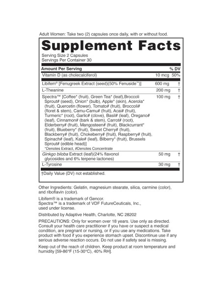 Suplemento Aumentador de Libido Nugenix Mujeres 60 Cápsulas Suplemento Aumentador de Libido Nugenix Mujeres 60 Cápsulas