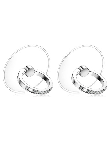Soporte para Anillo de Teléfono Móvil Marrain 2 Piezas Plata