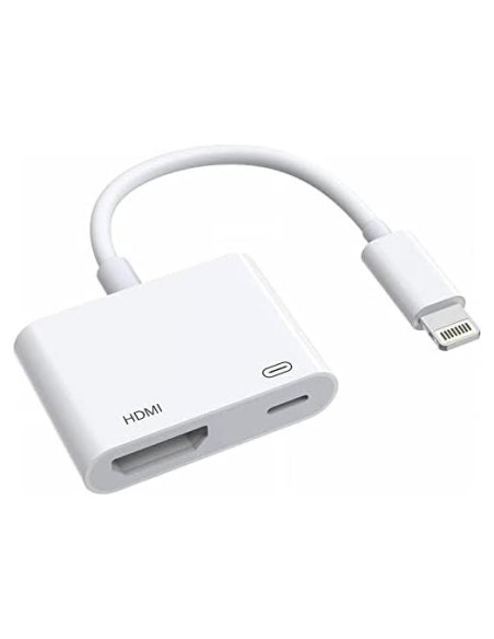 Adaptador Lightning a HDMI Apple 1080P para iPhone y iPad Adaptador Lightning a HDMI Apple 1080P para iPhone y iPad