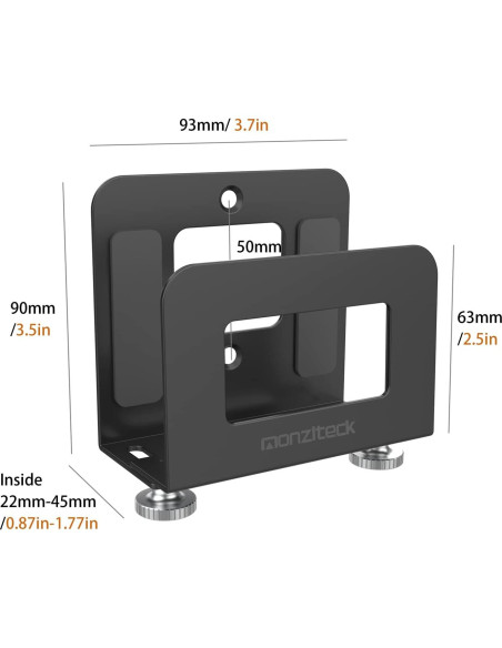 Soporte de Pared Ajustable Monzlteck para Apple TV y Roku Soporte de Pared Ajustable Monzlteck para Apple TV y Roku
