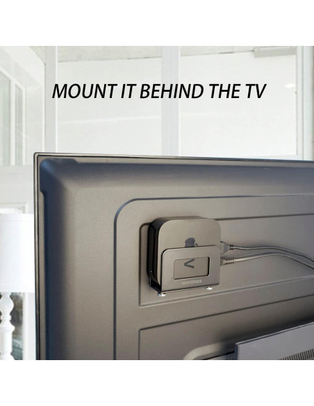 Soporte de Pared Ajustable Monzlteck para Apple TV y Roku Soporte de Pared Ajustable Monzlteck para Apple TV y Roku