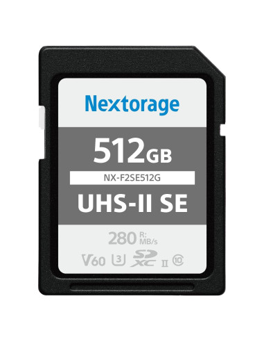 Tarjeta SD Nextorage 512GB SDXC UHS-II V60 280MB/s 4K