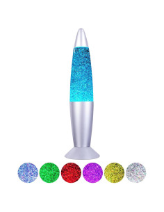 Lámpara LED Vanful Cohete 34 cm Multicolor para Niños