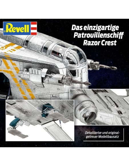 Revell Razor Crest Star Wars 1:72 Kit de Modelo Plástico Revell Razor Crest Star Wars 1:72 Kit de Modelo Plástico