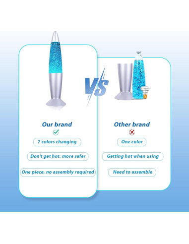 Lámpara LED Vanful Cohete 34 cm Multicolor para Niños