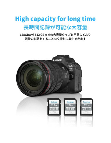 Tarjeta SD Nextorage 512GB SDXC UHS-II V60 280MB/s 4K