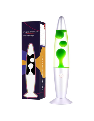 Lámpara de Movimiento Líquido QQP Verde 33 cm Decorativa