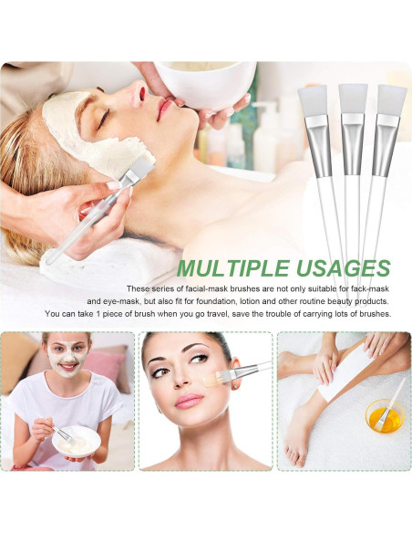 16 Piezas Brochas Faciales Patelai para Cuidado de Piel 16 Piezas Brochas Faciales Patelai para Cuidado de Piel