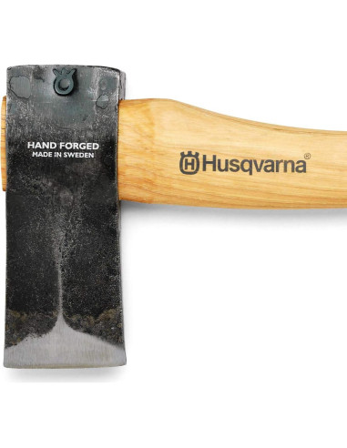 Hacha de Partir Husqvarna 48 cm Mango Madera con Funda