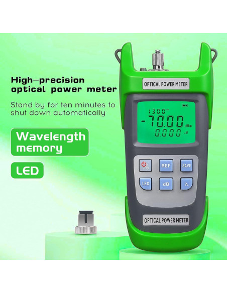 Medidor de Potencia Óptica Duogalia G710A -70 a +10dBm Verde Medidor de Potencia Óptica Duogalia G710A -70 a +10dBm Verde