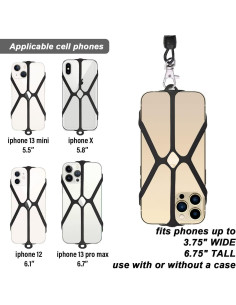 Cuerda para Teléfono DHYLRICHER 2 en 1 con Clip 20 a 101 cm 2