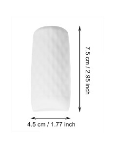 Funda de Botella de Silicona Mini Skater 12pcs Antifugas Blanca 2