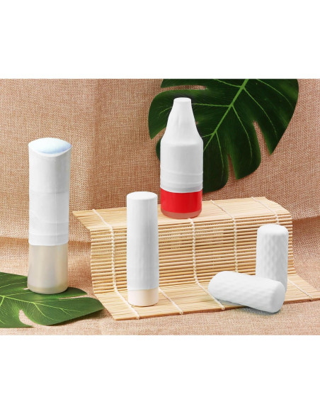 Funda de Botella de Silicona Mini Skater 12pcs Antifugas Blanca Funda de Botella de Silicona Mini Skater 12pcs Antifugas Blanca