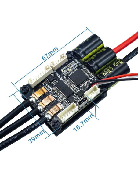 Controlador de Velocidad Eléctrico Flipsky FSESC6.7 70A Controlador de Velocidad Eléctrico Flipsky FSESC6.7 70A