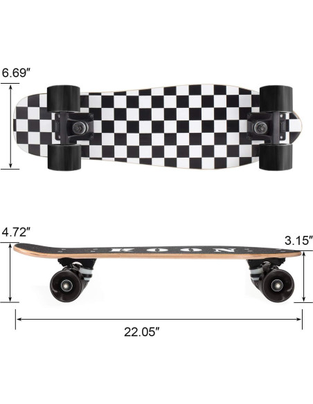 Patineta Completa KO-ON 22" Mini Cruiser para Niños Patineta Completa KO-ON 22" Mini Cruiser para Niños