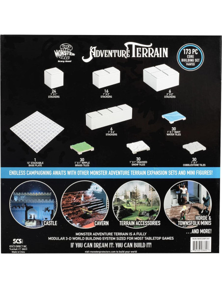 Terreno de Aventura Monster - Set 173 Piezas 3D para D&D Terreno de Aventura Monster - Set 173 Piezas 3D para D&D