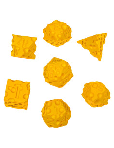Set de Dados Poliedricos de Queso CZYY 7 Piezas RPG