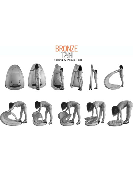 Carpa de Bronceado Bronze Tan Pop Up Profesional - Impermeable Carpa de Bronceado Bronze Tan Pop Up Profesional - Impermeable