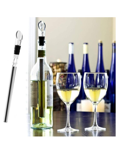 Enfriador de Vino Stick Acero Inoxidable 304 3-en-1