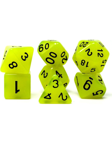 Dados Mimic Arcknight 7 Piezas RPG Caja Personalizada