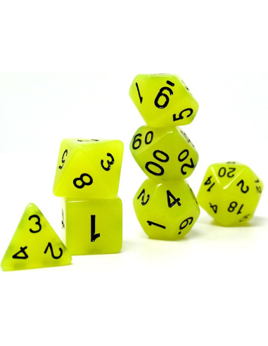 Dados Mimic Arcknight 7 Piezas RPG Caja Personalizada