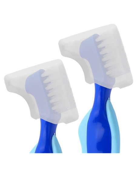 Funda de Cepillo de Dentadura Anbbas 2 Piezas Silicona Funda de Cepillo de Dentadura Anbbas 2 Piezas Silicona