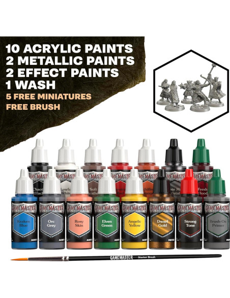 Juego de Inicio de Pintura The Army Painter GM1008P 15 Pinturas Juego de Inicio de Pintura The Army Painter GM1008P 15 Pinturas