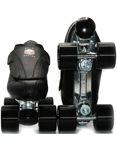 Patines Cuádruples Epic Skates Evolution 62mm Negro