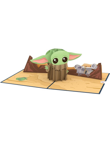 Tarjeta Pop Up Lovepop Star Wars El Niño 12.7x17.8 cm 3D