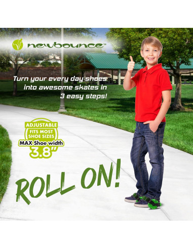 Patines de Rueda en el Talón New Bounce Ajustables Niños