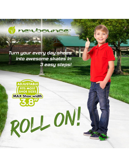 Patines de Rueda en el Talón New Bounce Ajustables Niños Patines de Rueda en el Talón New Bounce Ajustables Niños