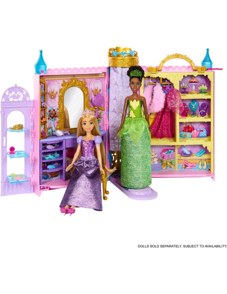 Set de Juego Princesa Disney Mattel Armario 60,96 cm 2 Modas Set de Juego Princesa Disney Mattel Armario 60,96 cm 2 Modas
