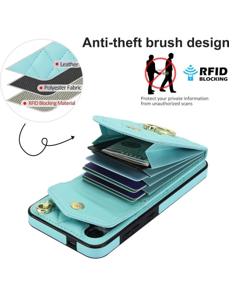 Funda Asuwish para Samsung Galaxy S24 Plus con billetera Funda Asuwish para Samsung Galaxy S24 Plus con billetera