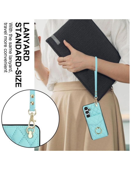 Funda Asuwish para Samsung Galaxy S24 Plus con billetera Funda Asuwish para Samsung Galaxy S24 Plus con billetera