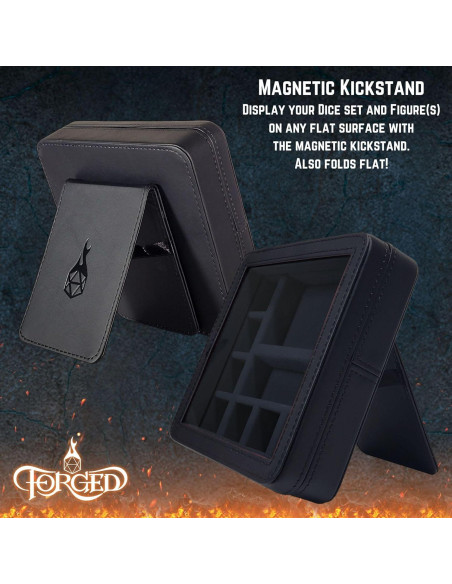 Estuche Exhibición RPG Forged Dice Co. para Dados y Miniaturas Estuche Exhibición RPG Forged Dice Co. para Dados y Miniaturas