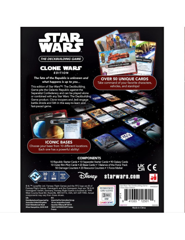 Juego de Construcción de Mazos Star Wars - Guerras Clon