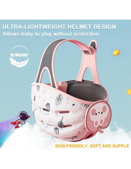 Casco de Protección para Bebé Joyingbaby Conejo Rosa 0.12 kg Casco de Protección para Bebé Joyingbaby Conejo Rosa 0.12 kg