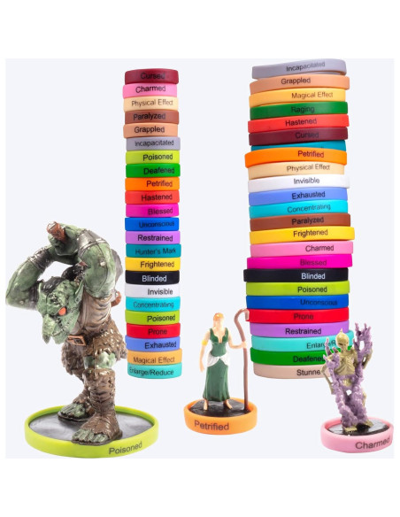 Anillos de Condición Flexibles MONSTER PROTECTORS 120 Pzs Anillos de Condición Flexibles MONSTER PROTECTORS 120 Pzs
