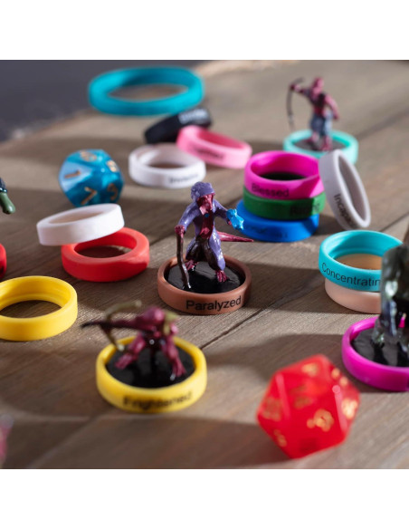 Anillos de Condición Flexibles MONSTER PROTECTORS 120 Pzs Anillos de Condición Flexibles MONSTER PROTECTORS 120 Pzs
