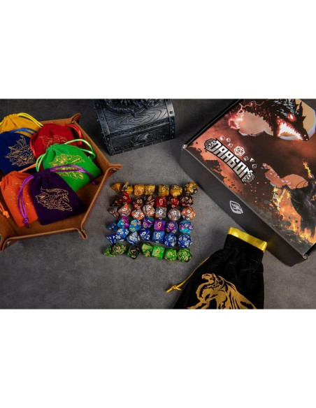 Set de Dados DND Toyful01 con Bandeja y 6 Bolsas Set de Dados DND Toyful01 con Bandeja y 6 Bolsas