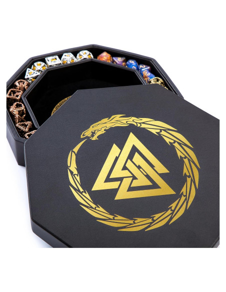 Bandeja de Dados Soar Forge Octagonal 20 cm Dragón Dorado Bandeja de Dados Soar Forge Octagonal 20 cm Dragón Dorado