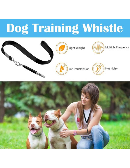 Juego de Entrenamiento para Perros Sbomiaort Silbato y Clicker Juego de Entrenamiento para Perros Sbomiaort Silbato y Clicker