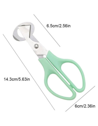 Tijeras de Acero Inoxidable Sluswallow para Huevos de Codorniz