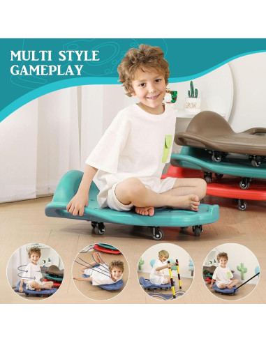 Tabla de Scooter LLYJJKUWL Verde para Niños 50x43 cm