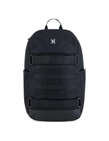 Mochila de Skateboard Hurley Negra 26L con Compartimento Laptop