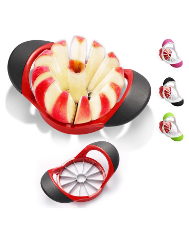Cortador de Manzanas LIVSGNISTA 12 Cuchillas Acero Inoxidable 12 cm