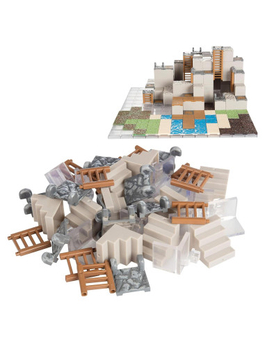 Set de Terreno de Aventura Monstruo 40 Escaleras Pintadas 3D